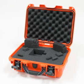 915 Case w/Foam, 15-3/8"L x 12-1/8"W x 6-13/16"H, Orange