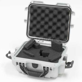 Nanuk 905 Case w/Foam, 12-1/2"L x 10"W x 6"H, Silver
