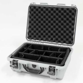 930 Case w/Padded Divider, 19-13/16"L x 16"W x7-5/8"H, Silver