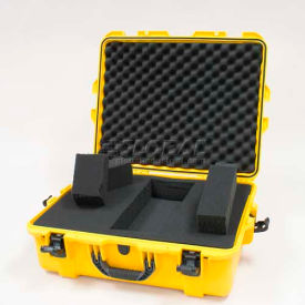 Nanuk Case w/Foam, 25-1/8"L x 19-7/8"W x 8-13/16"H, Yellow
