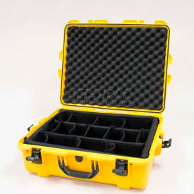 945 Case w/Padded Divider, 25-1/8"L x 19-7/8"W x 8-13/16"H, Yellow