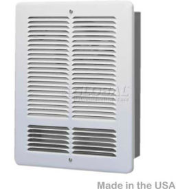 Forced Air Wall Heater, 1000W, 120V, White