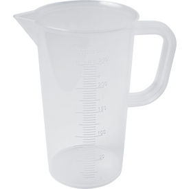 PP Tall Graduated Pitcher, 250ml Capacity, 5ml Graduation, Clear, 1/PK