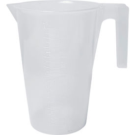 PP Tall Graduated Pitcher, 2000ml Capacity, 20ml Graduation, Clear, 1/PK