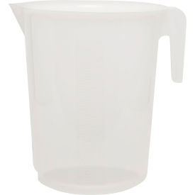 Tall Graduated Pitcher, 10000ml Capacity, 200ml Graduation, Clear, 1/PK