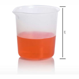 Graduated Griffin Low-Form Beaker, 250ml Capacity, 50ml Graduation, Clear, 6/PK