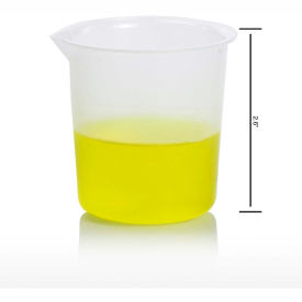 Graduated Griffin Low-Form Beaker, 100ml Capacity, 25ml Graduation, Clear, 12/PK