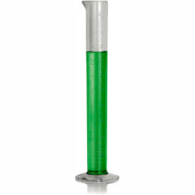 Graduated Cylinder, 100ml Capacity, 1.0ml Graduation, Clear, 1/PK