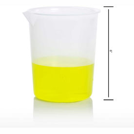 Graduated Griffin Low-Form Beaker, 1000ml Capacity, 200ml Graduation, Clear, 3/PK