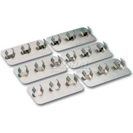 SI-1122 Clip Plates for 3 Each 28-30mm Tubes, Pack of 6
