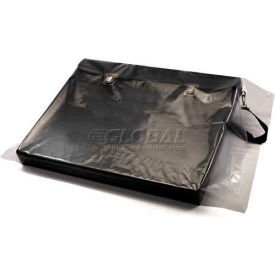 Layflat Poly Bags, 38"W x 72"L, 6 Mil, Clear, 45/Roll