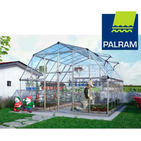 Nature™ Americana Hobby Greenhouse HG5212, 12' L X 12' W, Silver