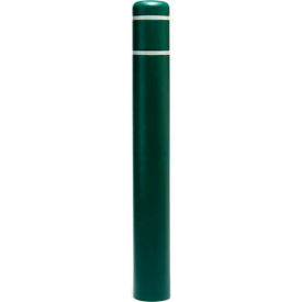 Bollard Cover, 7"Dia. X 72"H, Green Without Tape