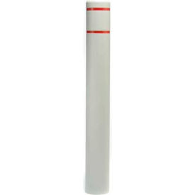 Bollard Cover, 4-1/2" Diameter X 64" Height, Grey Without Tape
