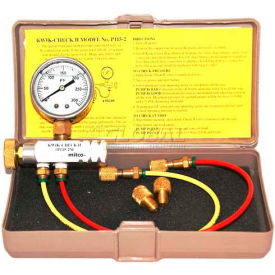 P115-2M Kwik-Check II Pressure & Cutoff Test Kit, Incl. Fittings, Gasket, Instructions & Case