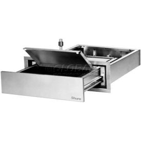 Security Drawer with Full-Length Hinged Lid Deal Tray, UL Bullet Resistant Faceplate