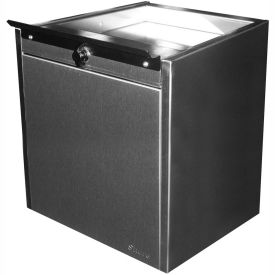 Duo-Drawer with Sliding Deal Tray, 20-1/2"H For 8" Thick Wall, UL Bullet Resistant