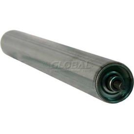 1-3/8" Dia. Galvanized Steel Replacement Roller - 22" BF - 1/4" Round Spring Retained Shaft