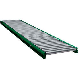 10"W Gravity Roller Conveyor, 10'L, 1.9" Roller Diameter, 6" Roller Centers