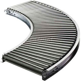 90 Degree Curve Roller Conveyor 10" BF - 1-3/8" Roller Diameter - 1-1/2" Axles - 36" Radius