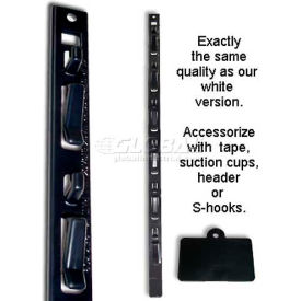 6 Station, No Tape, 16-1/2"L, Black
