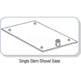Single Stem Shovel Base, Black