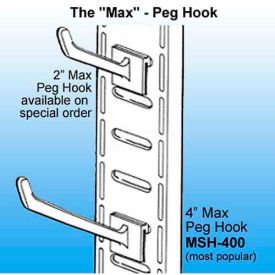 The "Max" Hooks, 4"L