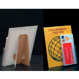 Easel Sign Holders with Brochure Pocket, 8-1/2"W x 11"H