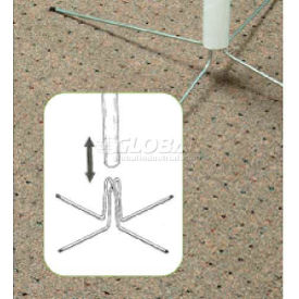 Wire Pole Feet Pole, 13/16" I.D.