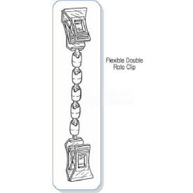Flexible Double Roto Clip, 6"