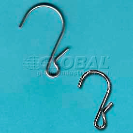 Strip Hooks, 1-3/4"L X .080"Dia., Pinched End - Zinc Plated Steel