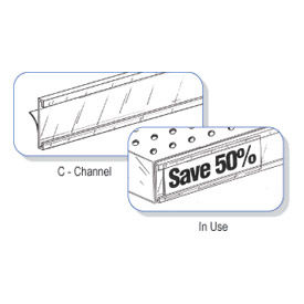 C-Channel 3" X 48"L White
