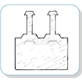 Double Loop Upc/Label Holder, 1-1/4" X 2-5/8"