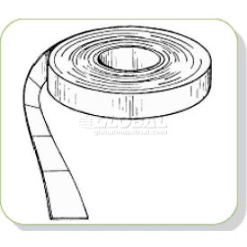 Double Faced Permanent Adhesive Rolls, 1/2"W X 1"L, 1/16" Thick - Min Qty 2