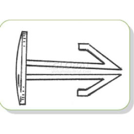 Arrow Head Thumb Snaps, 3/8" Long