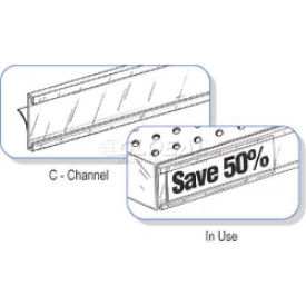 C-Channel 1-1/4" X 48"L Clear