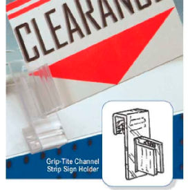 3/4"W X 1-5/8"H Channel Strip Sign Holder