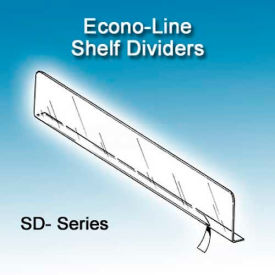 Econo-Line Shelf Dividers, 3"H, 9-9/16" Depth