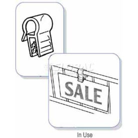 Grip-Tite Wire Basket Sign Holder, 1"