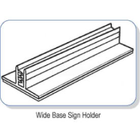 Wide Base Sign Holder, 1"L X 1"W X 1/2"H