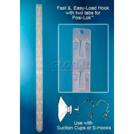 Clip Strip, 12 Stations, 1-1/8"W X 30"L