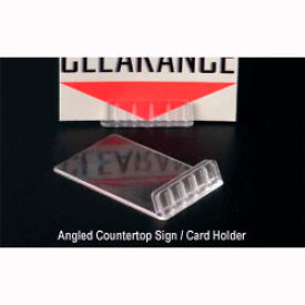Angled Countertop Sign/Card Holder, 2-3/8"L X 1-9/16"W