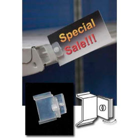 Self-Piercing Channel Flag/Sign Holder, 1" W X 1-1/4"H O.D