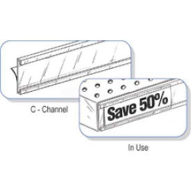 C-Channel 3" X 48"L Clear