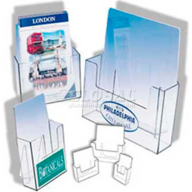 Free Standing Deluxe Countertop Literature Holder, 6-1/4"W X 7-1/4"H X 1-3/4"D