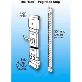The "Max" Peg Hook Strip