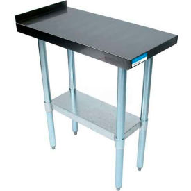 Filler Table 18 Ga Stainless Steel - 1-1/2" Backsplash & Galv Frame 15x30