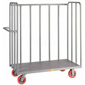3 Sided Bulk Truck, 3600 lb. Capacity, 60"L x 30"W x 57"H, Gray