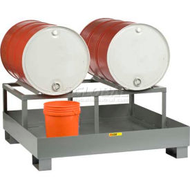 Spill Control Platform with Drum Rack - 2 Drum Capacity