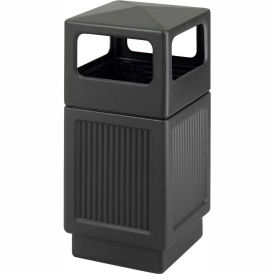 Canmeleon Recessed Panel, Side Open, 38 Gallon Black